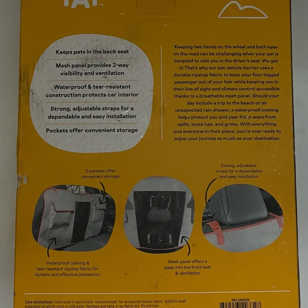 Pet Vehicle Barrier